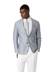 GIACCA MONOPETTO LINO COTONE