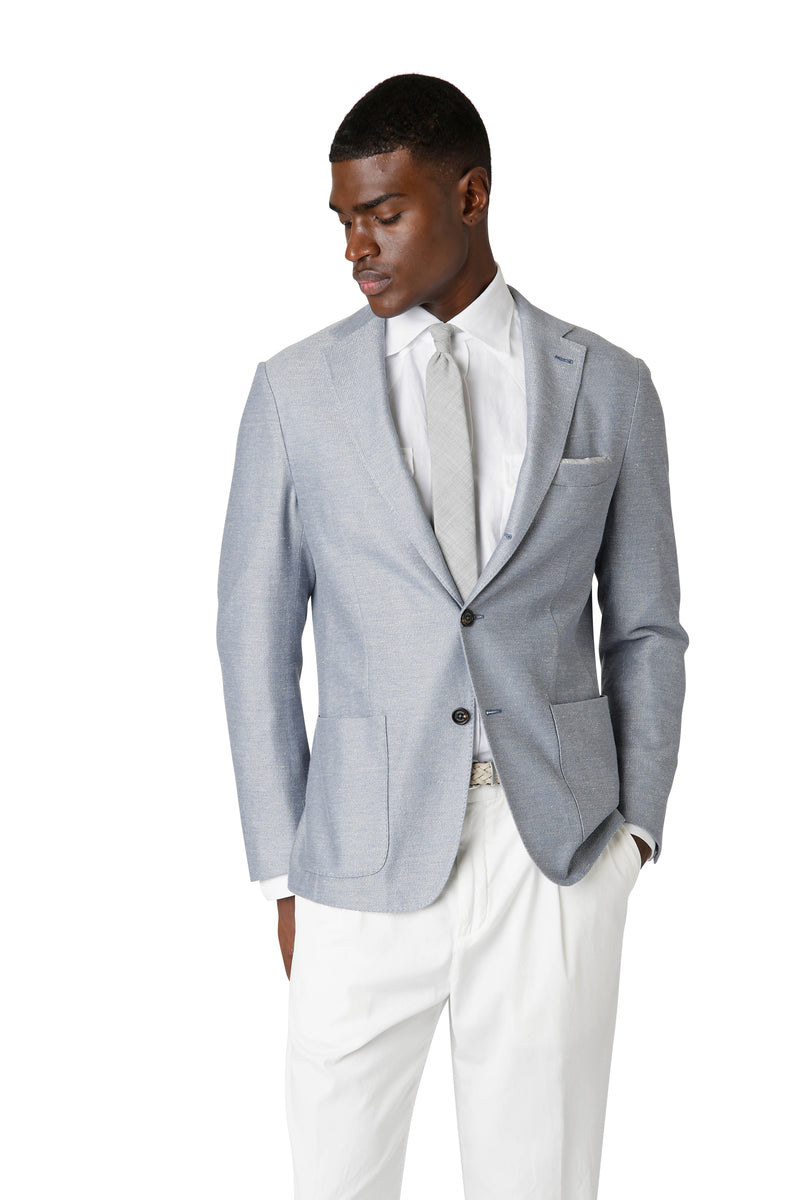 GIACCA MONOPETTO LINO COTONE
