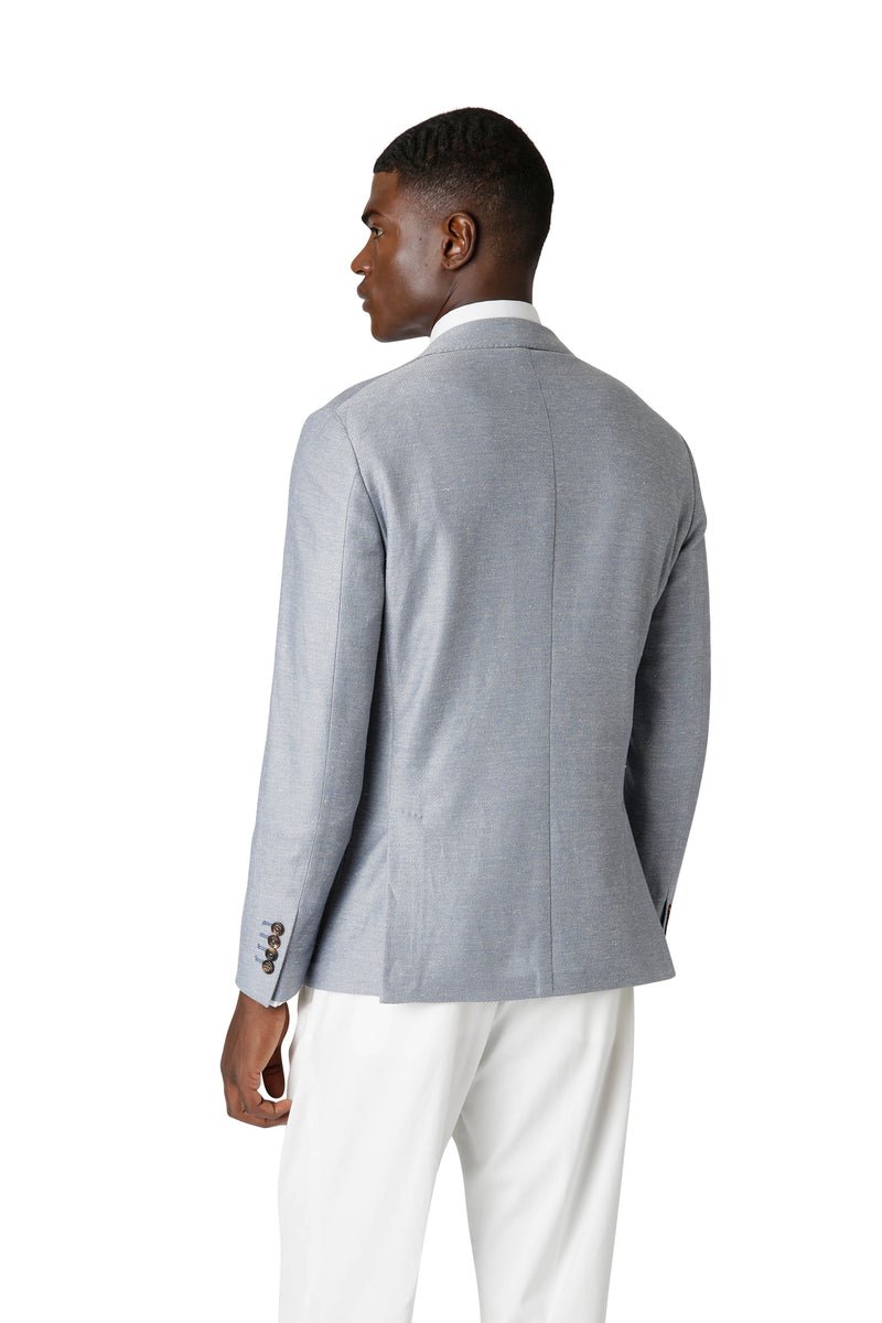 GIACCA MONOPETTO LINO COTONE