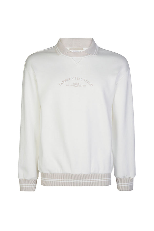 FELPA GIROCOLLO GIZA COTTON