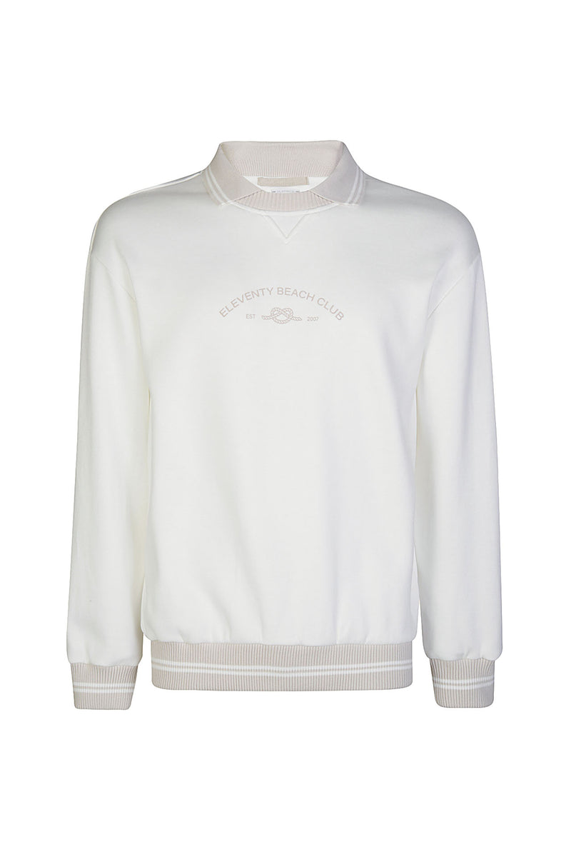FELPA GIROCOLLO GIZA COTTON