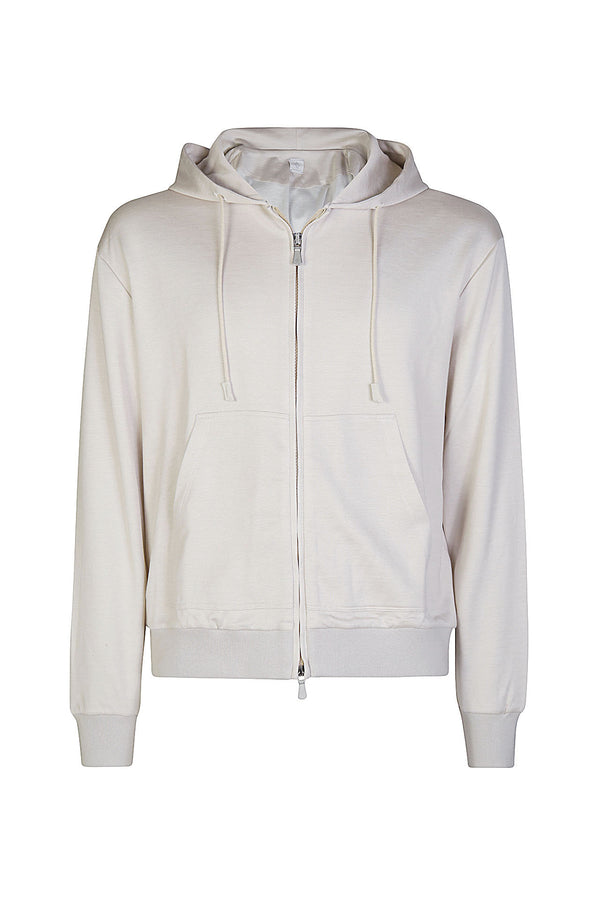 FELPA FULL ZIP SETA COTONE