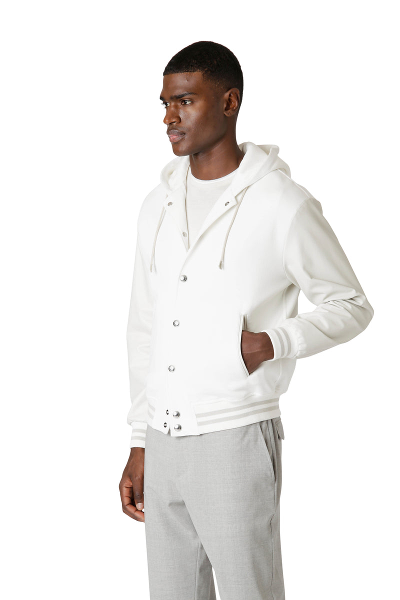 BOMBER BIMATERICO COTONE E NAPPA