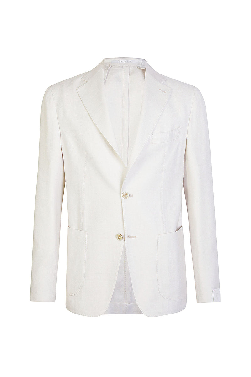 GIACCA MONOPETTO CASHMERE SETA LINO