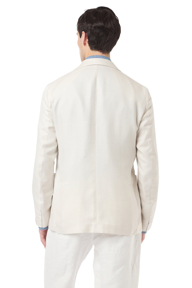 GIACCA MONOPETTO CASHMERE SETA LINO