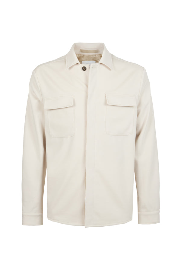 GIACCA-CAMICIA LANA STRETCH