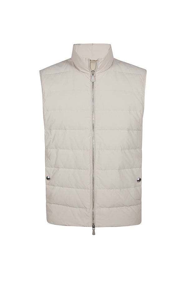 STAND-UP COLLAR VEST