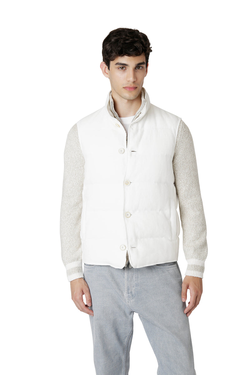 STAND-UP COLLAR VEST