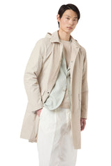 DETACHABLE HOODED TRENCH COAT