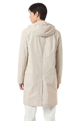 DETACHABLE HOODED TRENCH COAT