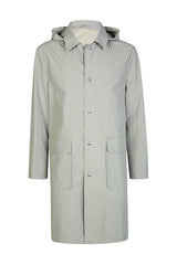 DETACHABLE HOODED TRENCH COAT