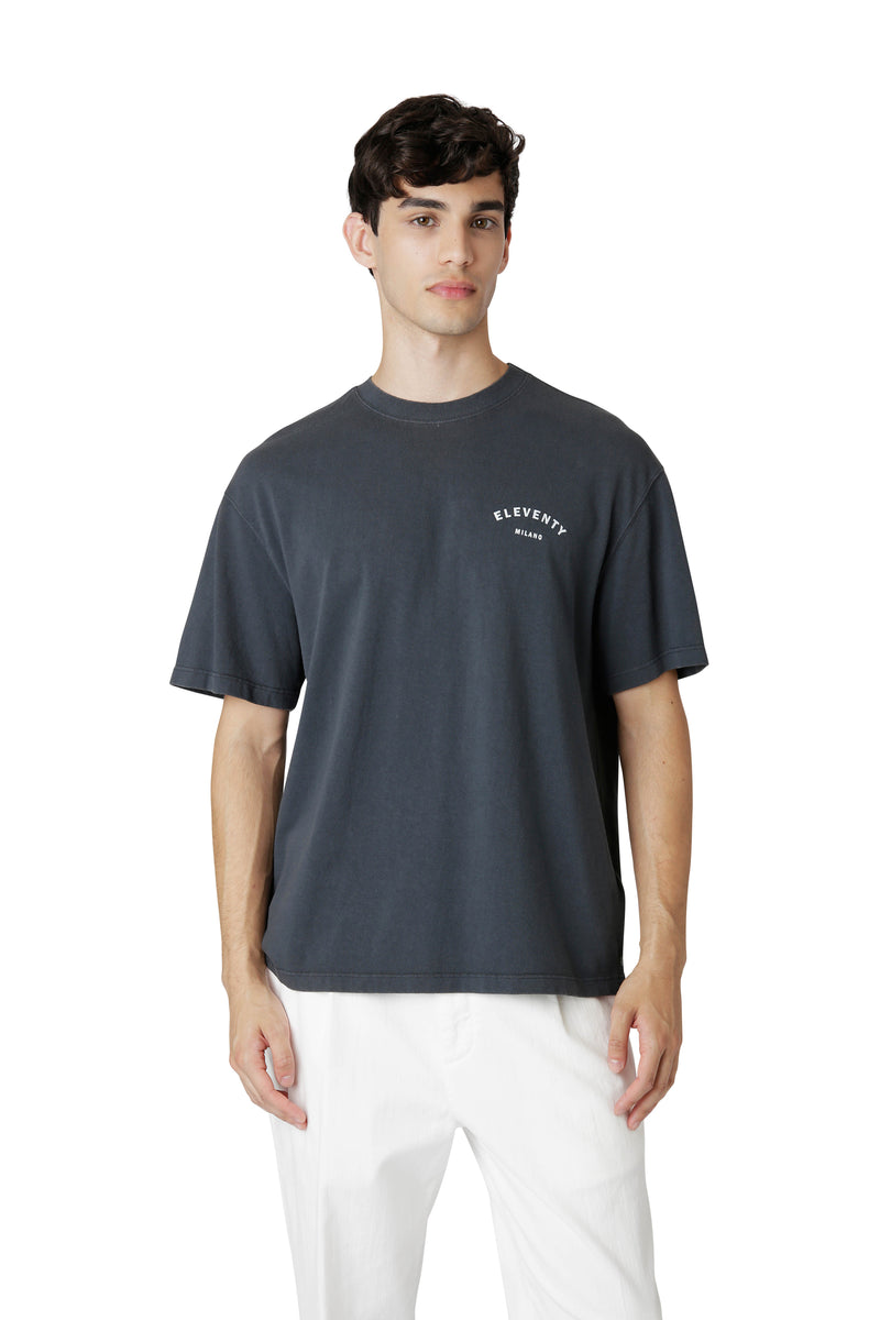 T-SHIRT GIROCOLLO COTONE