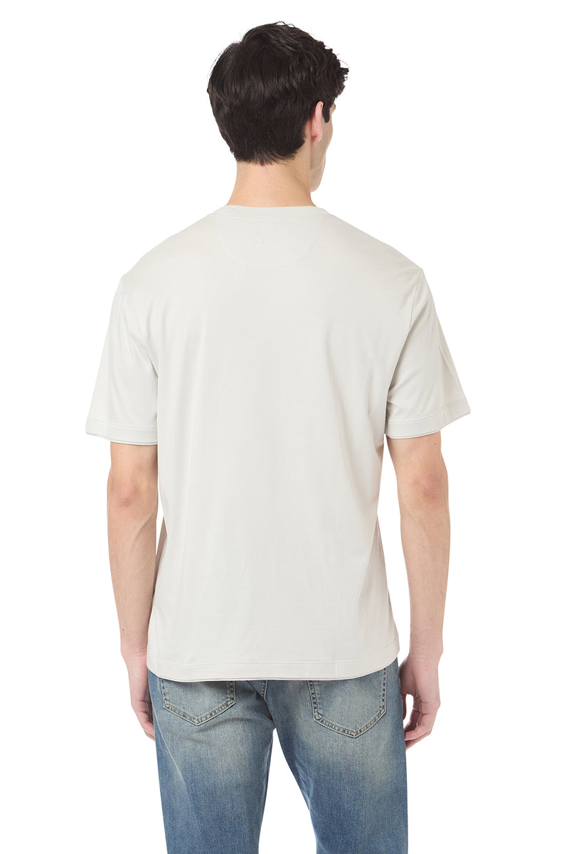 T-SHIRT GIROCOLLO MODAL COTONE