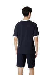T-SHIRT SCOLLO V POLIAMMIDE ELASTANE FORATA