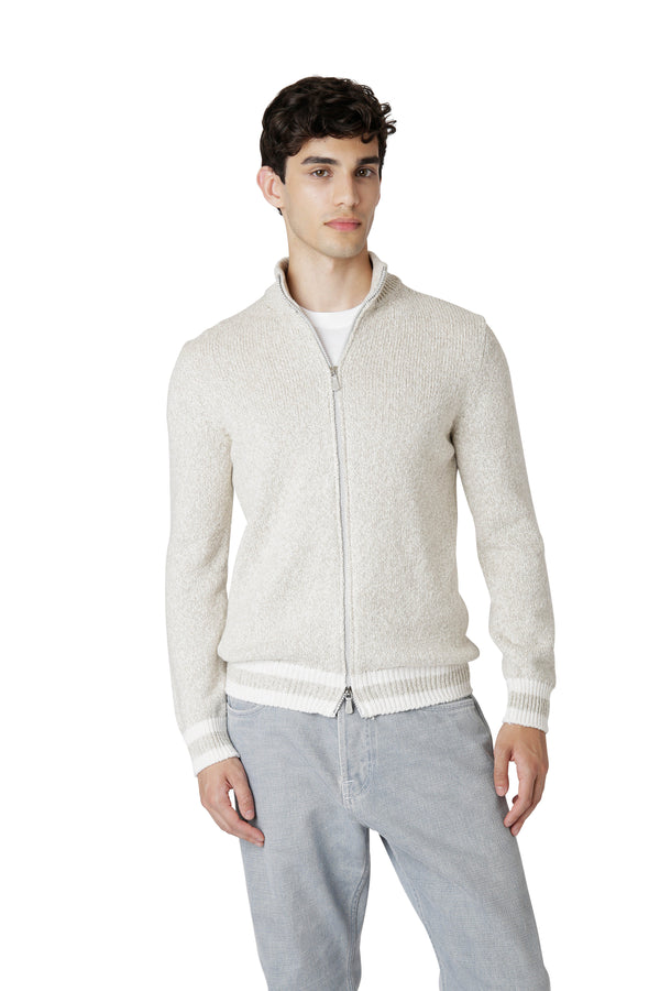 MAGLIA FULL ZIP COTONE