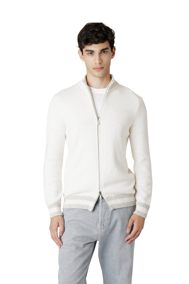 MAGLIA FULL ZIP COTONE