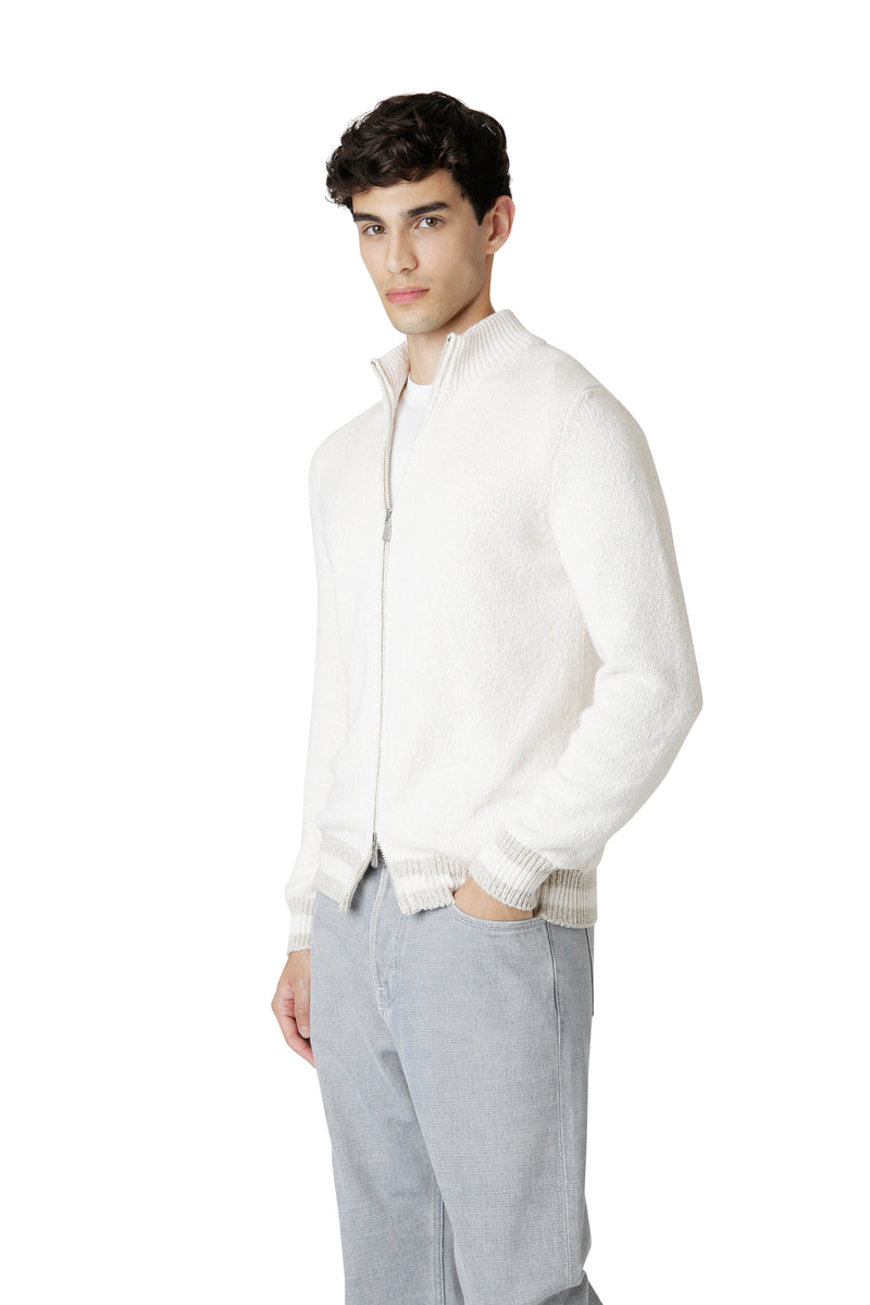 MAGLIA FULL ZIP COTONE