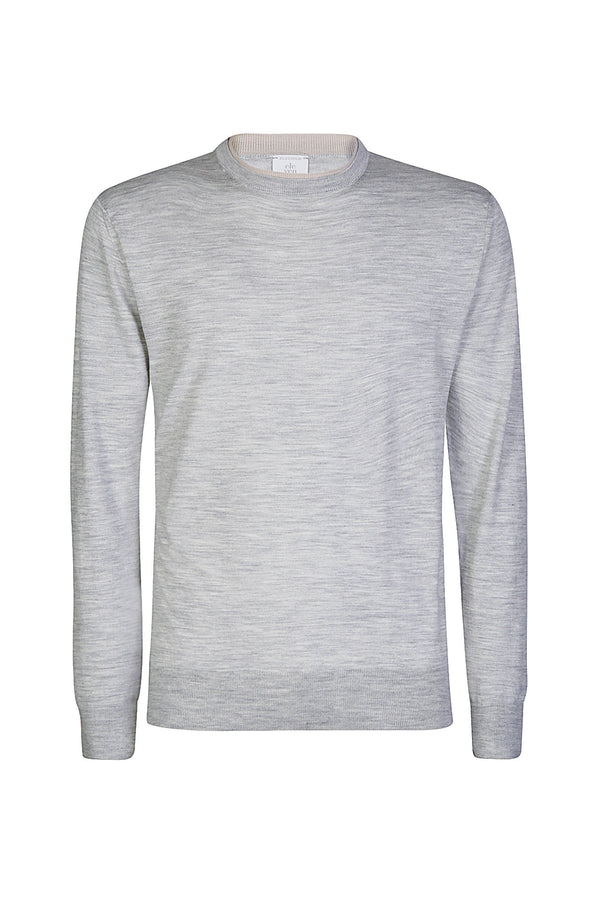 MAGLIA GIROCOLLO MERINOS SETA