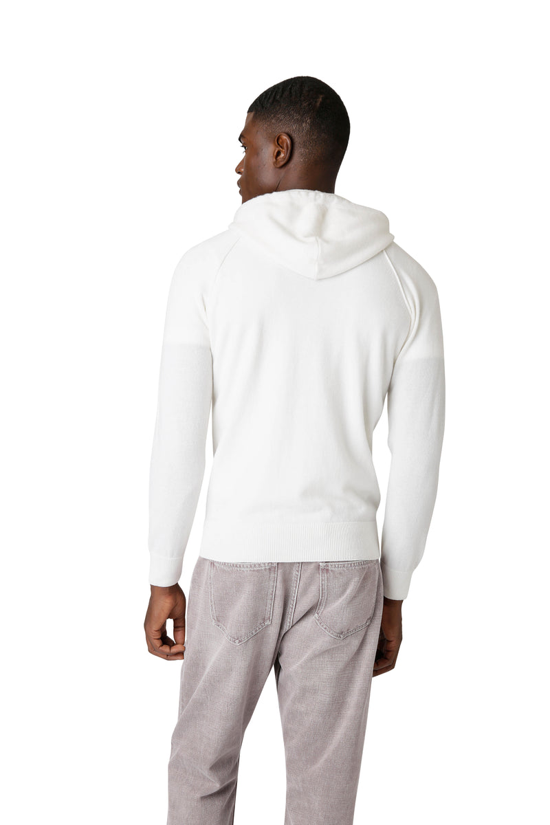 MAGLIA CON CAPPUCCIO CASHMERE