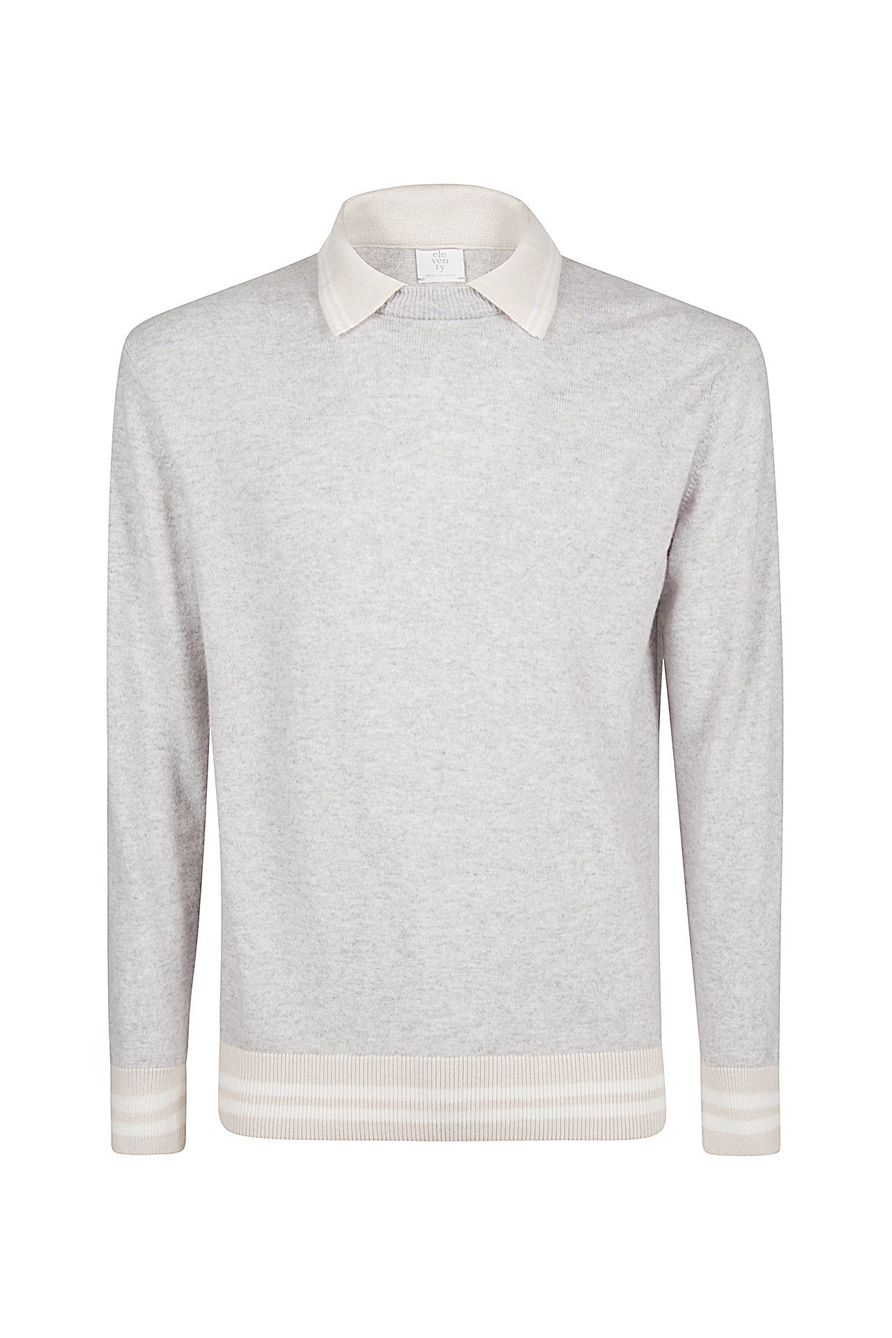 パーカー・フーディ ELEVENTY Men Sweater K76MAGK33 MAG 01 02 White MEN'S KNITWEAR – Eleventy Milano USA