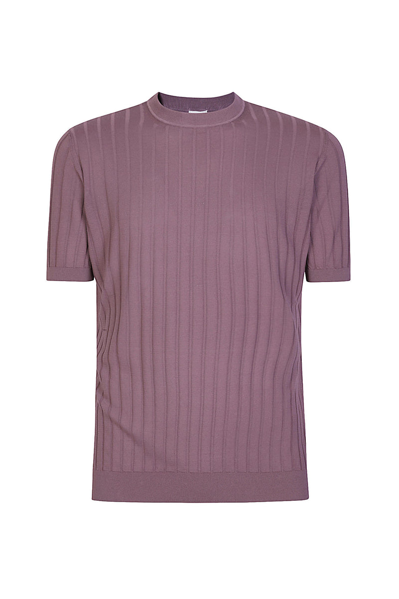MAGLIA GIROCOLLO COTONE CREPE