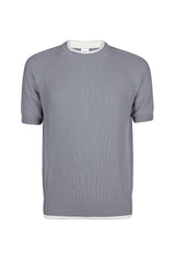 MAGLIA GIROCOLLO COTONE