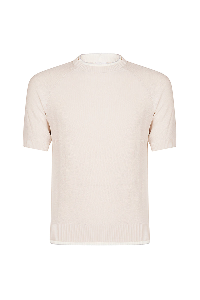 MAGLIA GIROCOLLO COTONE