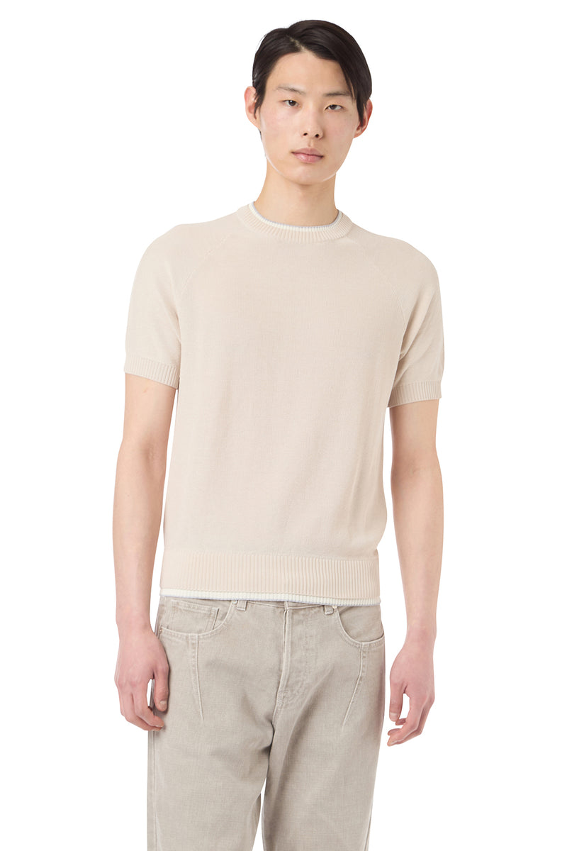MAGLIA GIROCOLLO COTONE
