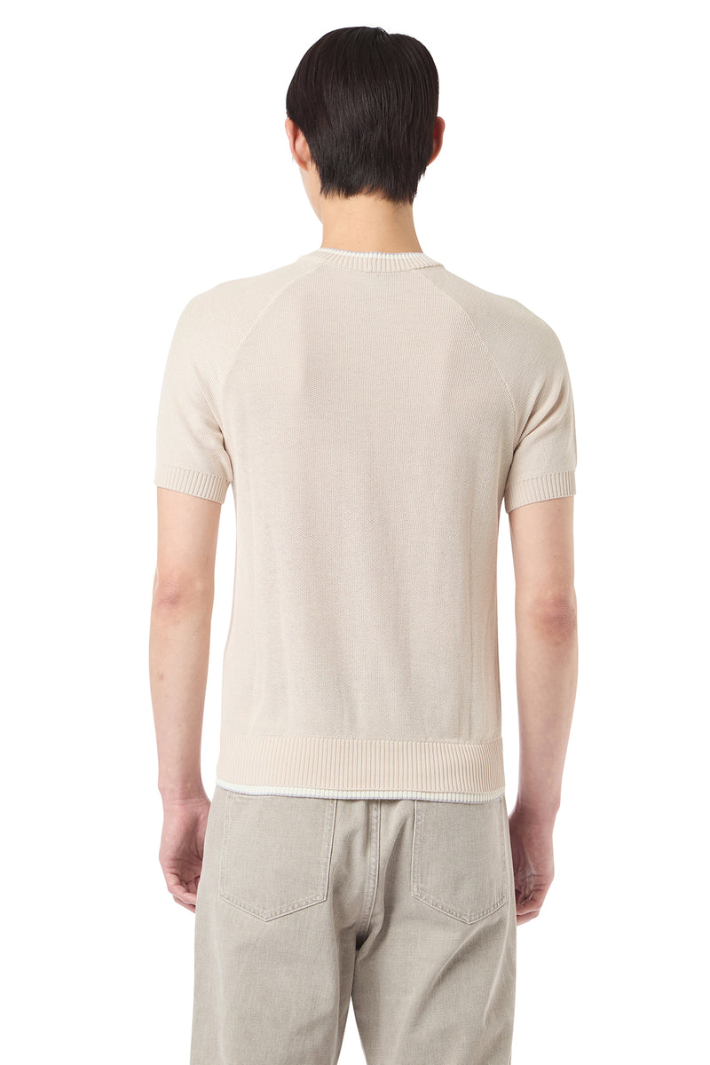 MAGLIA GIROCOLLO COTONE