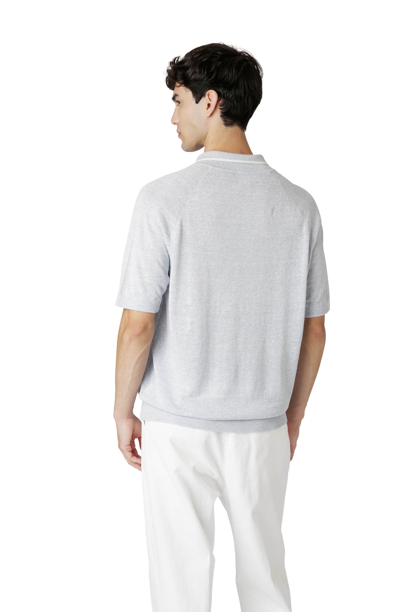 POLO IN MAGLIA LINO