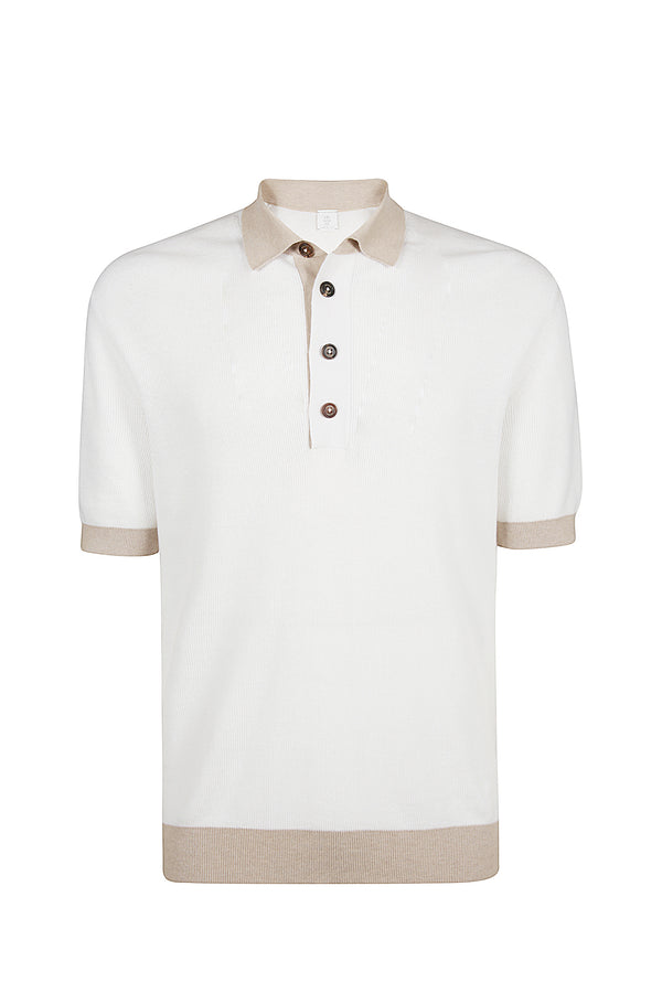 POLO IN MAGLIA COTONE CASHMERE