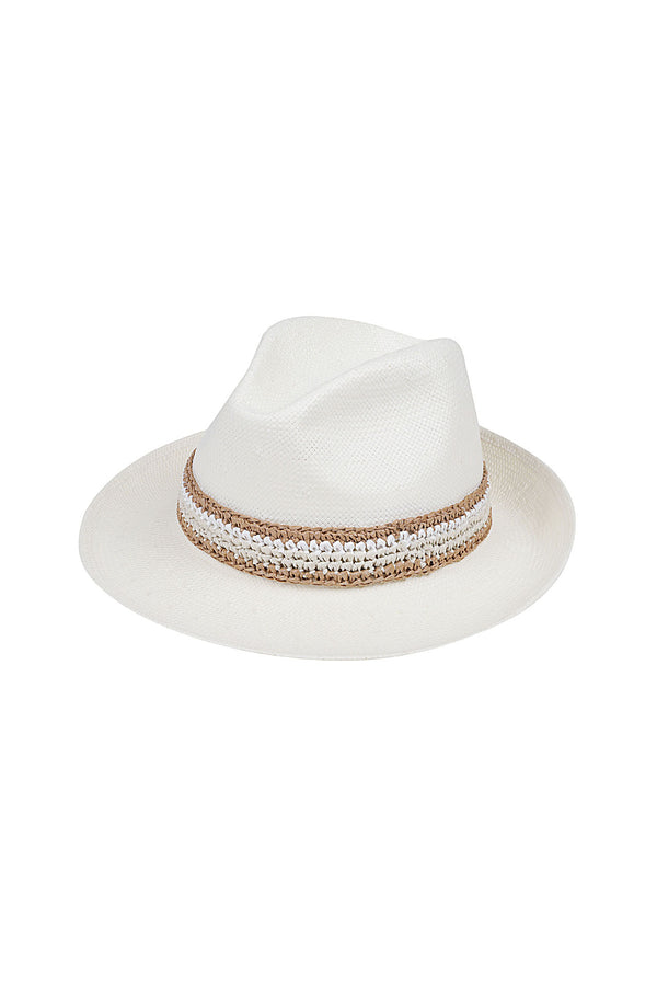 CAPPELLO CARTA E RAFIA