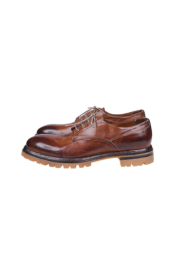 SCARPA STRINGATA PELLE BUFALO