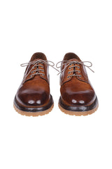SCARPA STRINGATA PELLE BUFALO