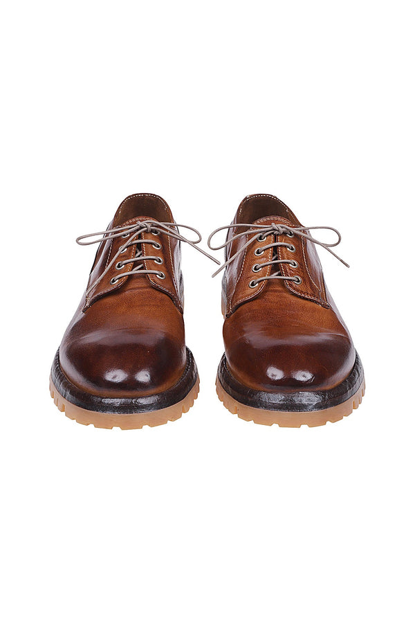 SCARPA STRINGATA PELLE BUFALO