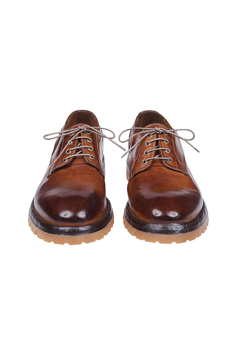 SCARPA STRINGATA PELLE BUFALO