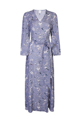 PUFF SLEEVE PRINTED DRESS