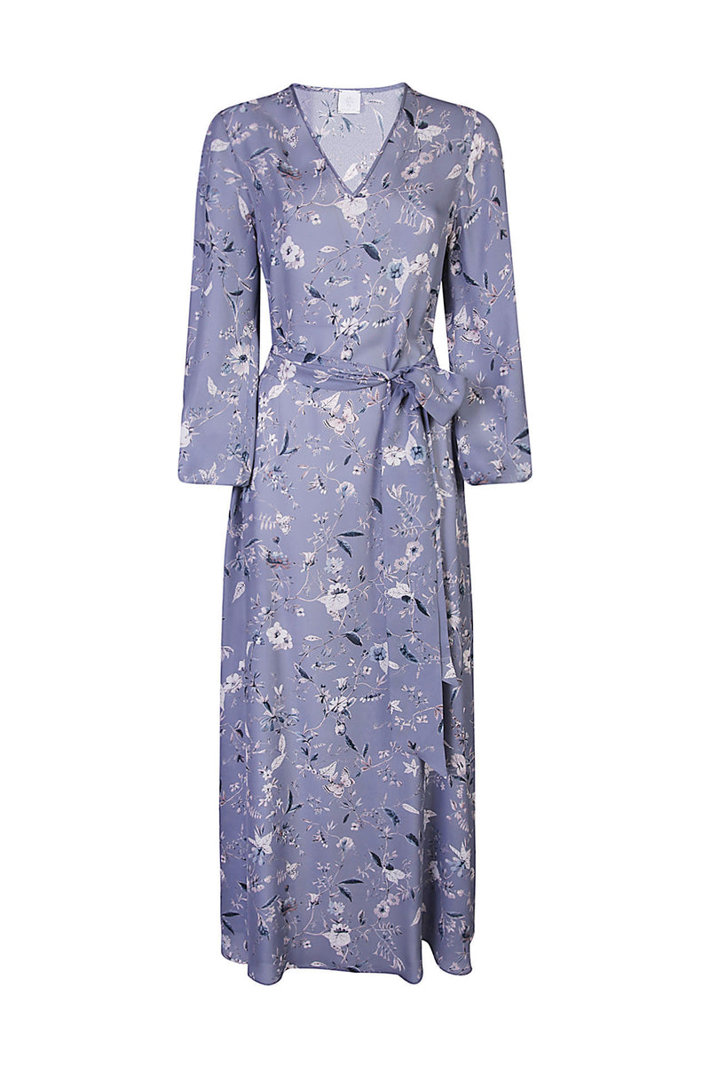 PUFF SLEEVE PRINTED DRESS