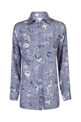 CAMICIA SETA GEORGETTE STAMPA RAMAGE