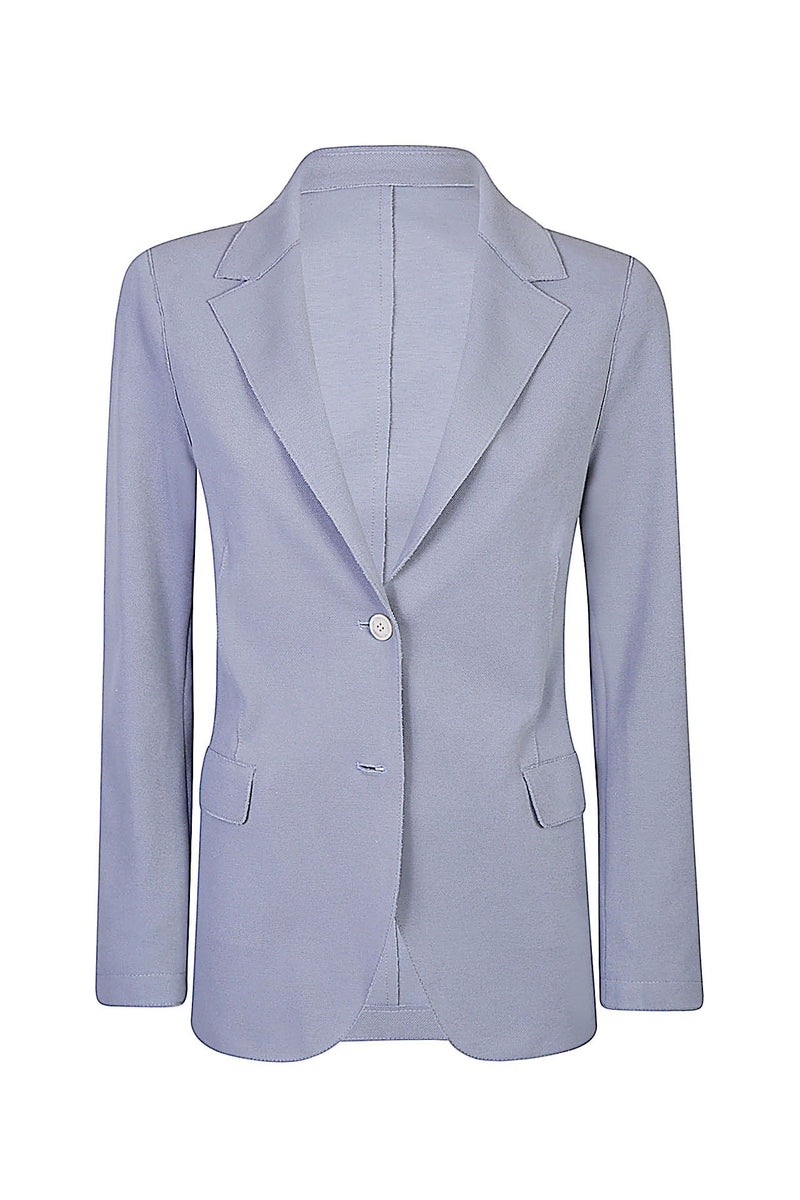 SINGLE-BREASTED RAW CUT JACKET