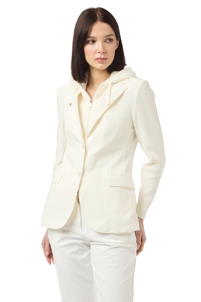 KNITTED BIB JACKET