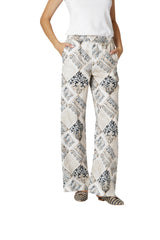 PANTALONE LINO CON STAMPA
