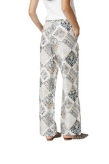 PANTALONE LINO CON STAMPA