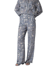 PRINTED PALAZZO TROUSERS