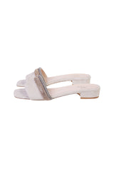 SANDALI SUEDE CON STRASS