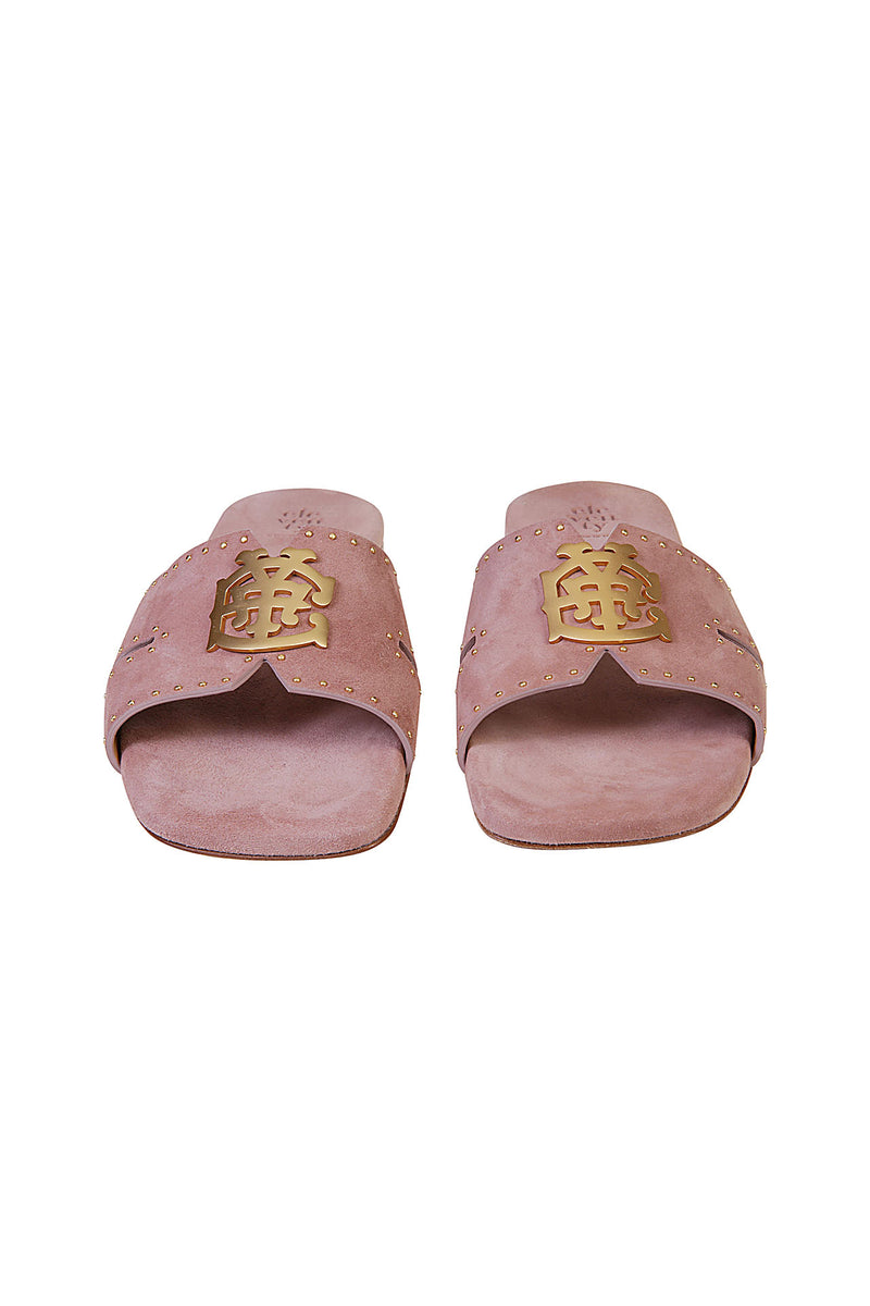 SUEDE FLAT SANDAL