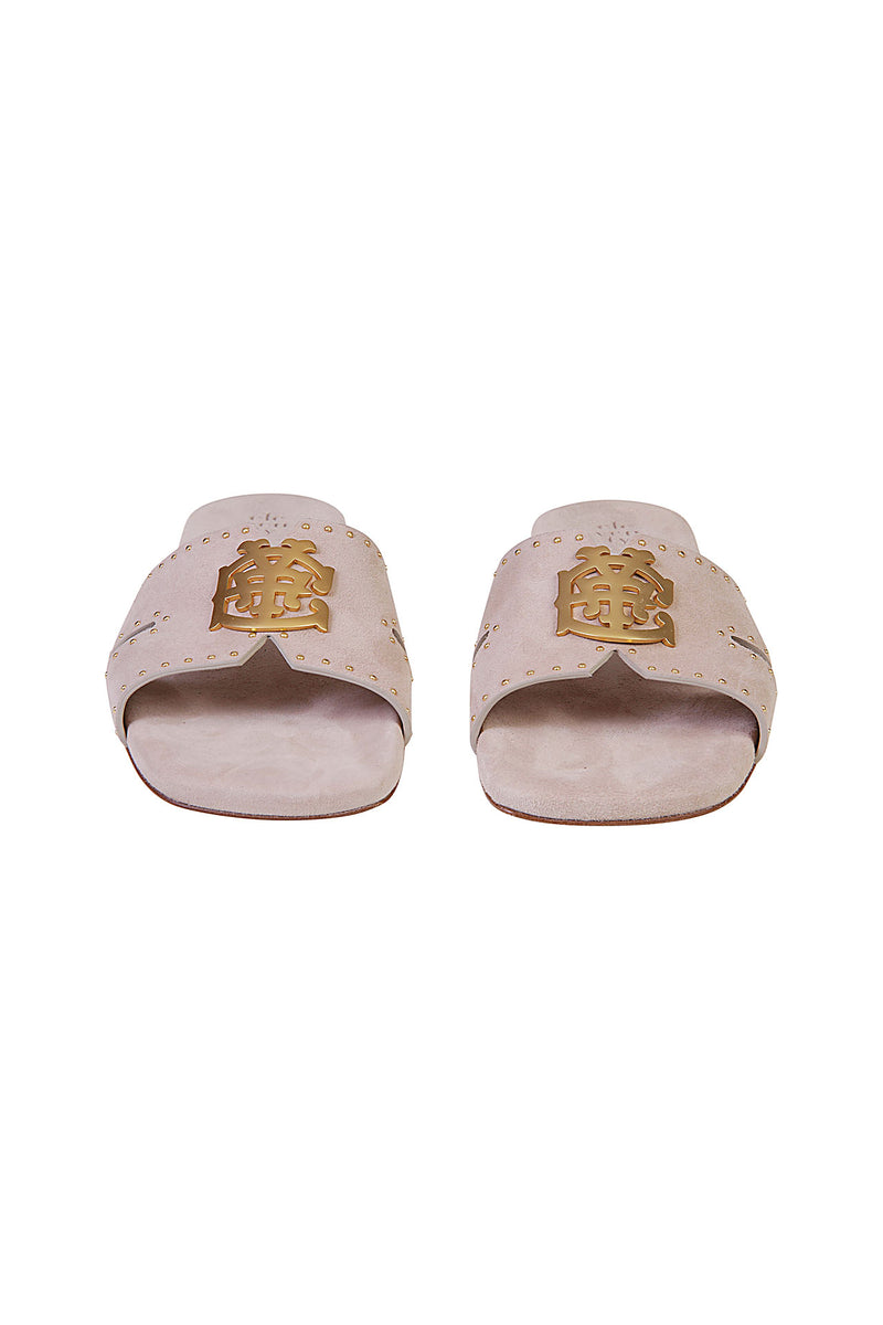 SUEDE FLAT SANDAL