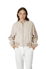 LEATHER BOMBER