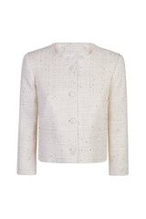 GIACCA MONOPETTO CON PAILLETTES