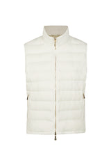 VEST WITH KNITTED COLLAR